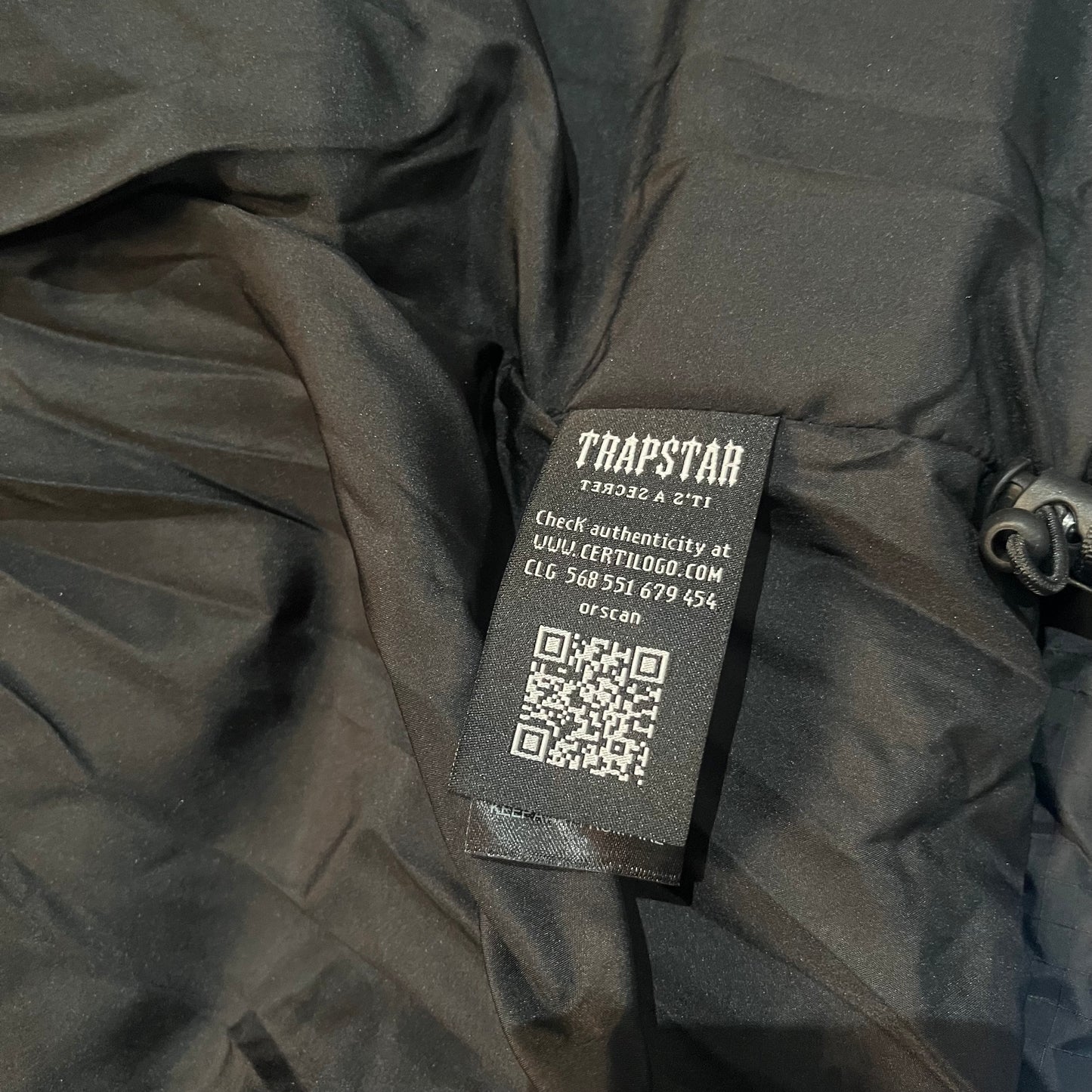 Puffer Campera Trapstar Shooters Reflex Negra XL