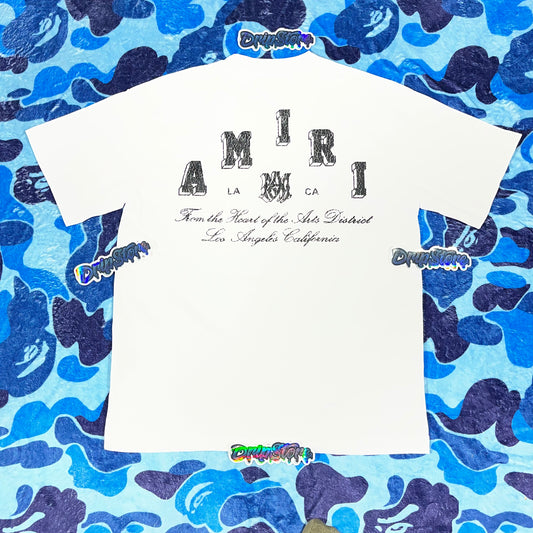 Remera Amiri Collegiate Blanca L