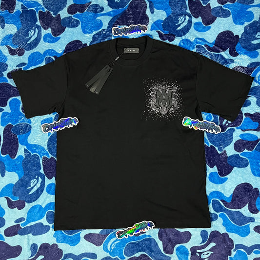 Amiri Crystal Burst Tee Black