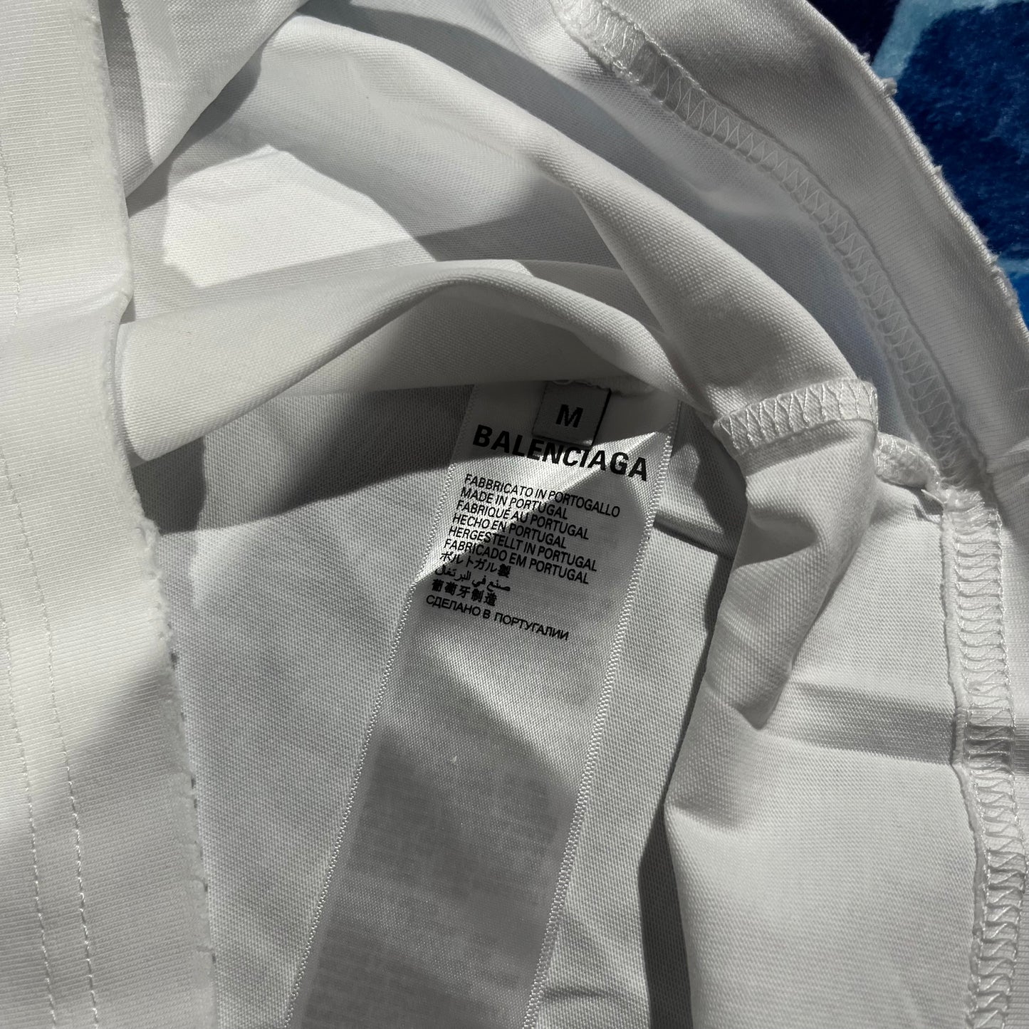 BALENCIAGA NEW TAPE TYPE T-SHIRT WHITE