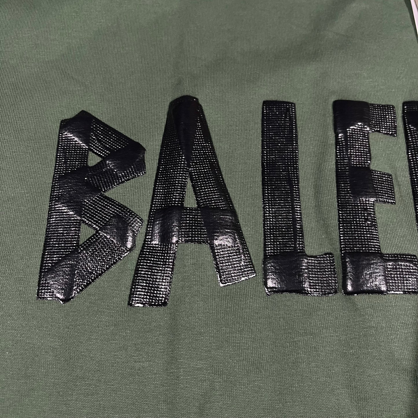BALENCIAGA NEW TAPE TYPE T-SHIRT GREEN