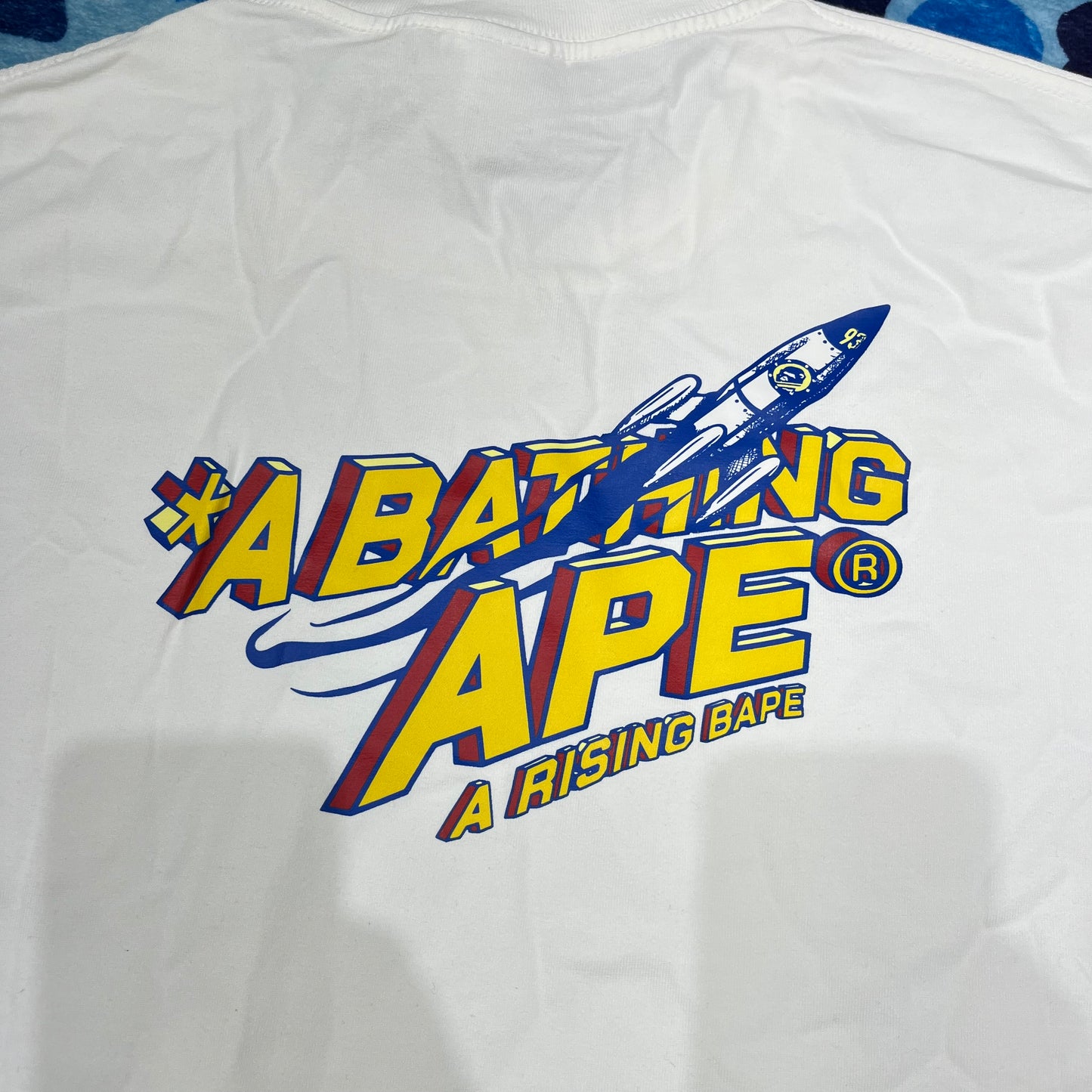 Remera Bape Moon Ape Head Blanca XL