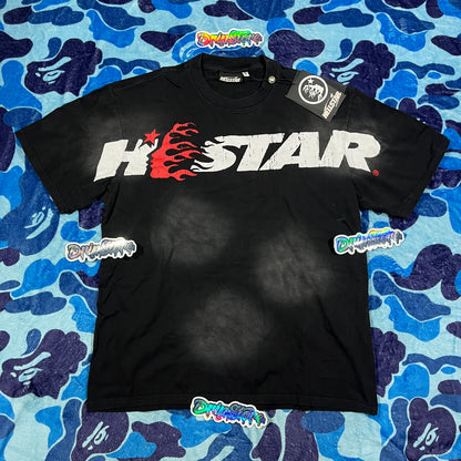Remera Hellstar Cartoon Logo Negra M-XL