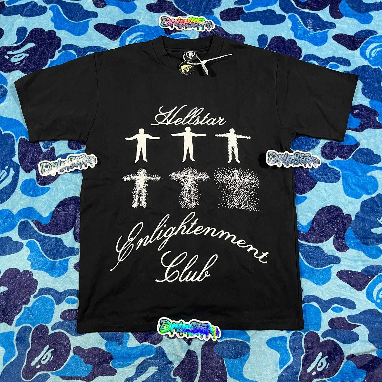 Remera Hellstar Enlightenment Club Negra M