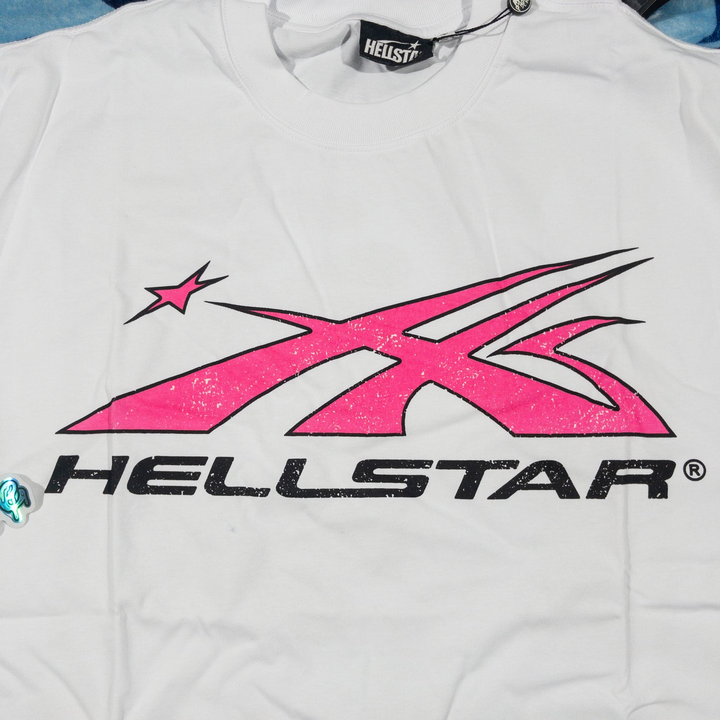 Remera Hellstar Sport Logo Blanca L