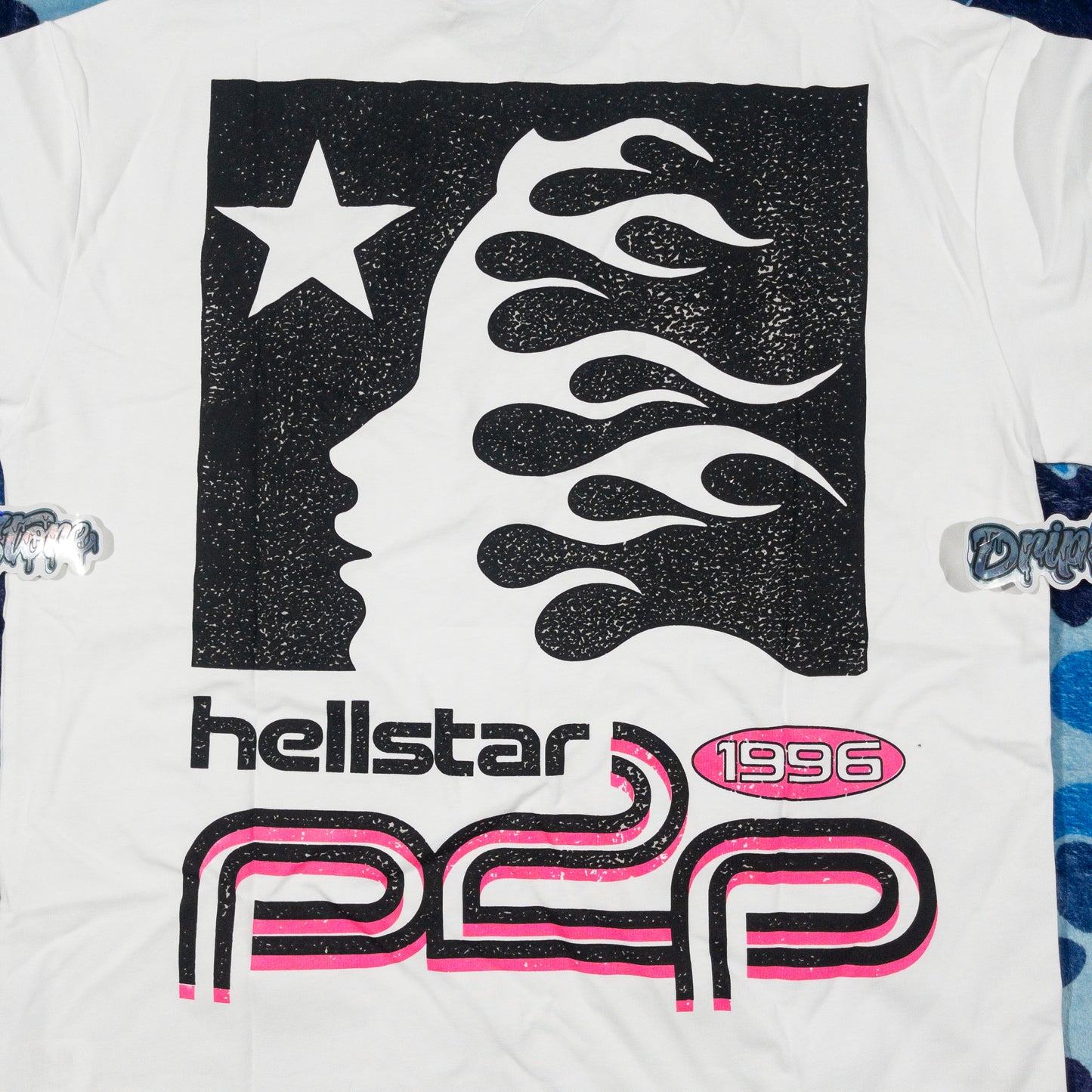 Remera Hellstar Sport Logo Blanca L