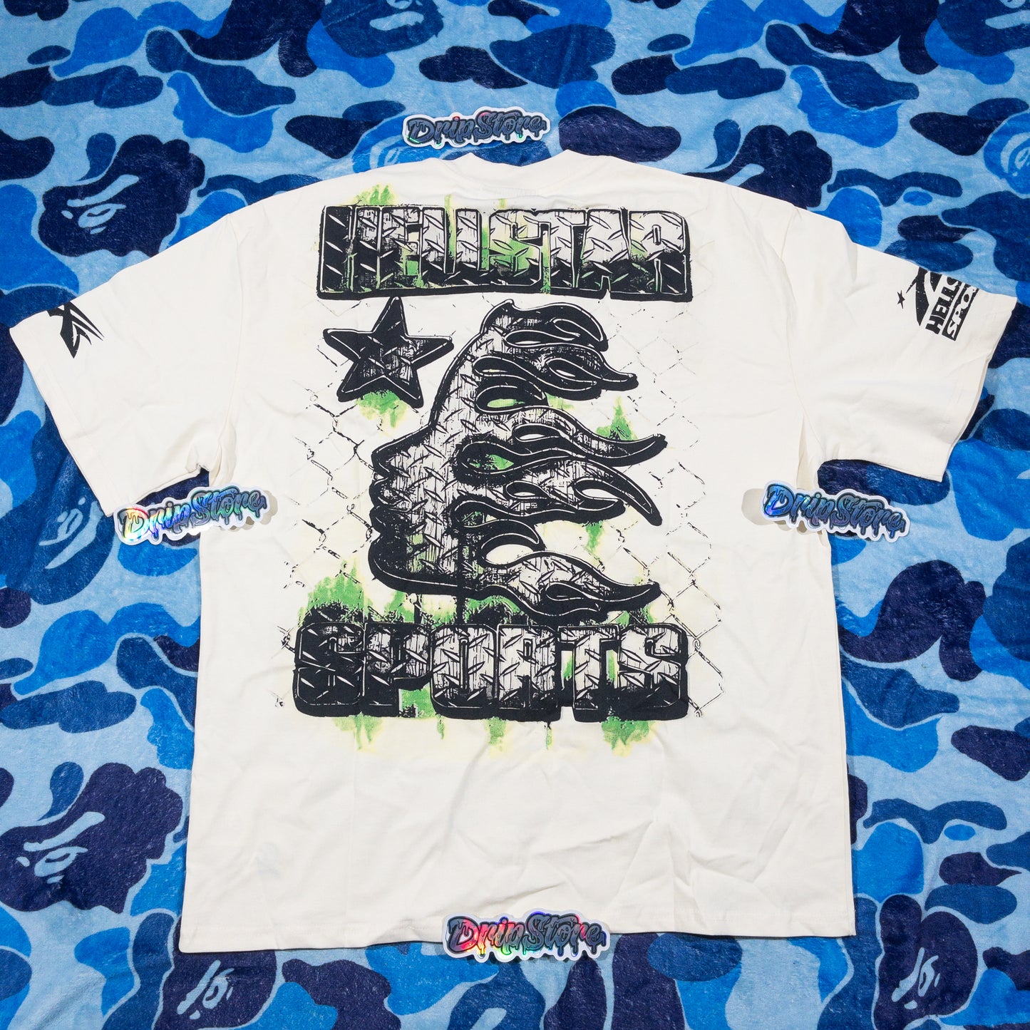 Remera Hellstar War Ready! Crema L