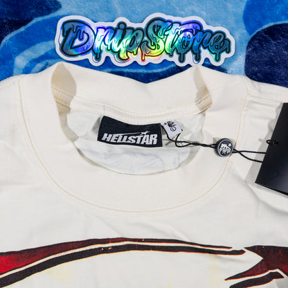Remera Hellstar War Ready! Crema L