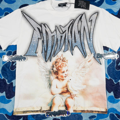Mixed Emotion Dove Tee White