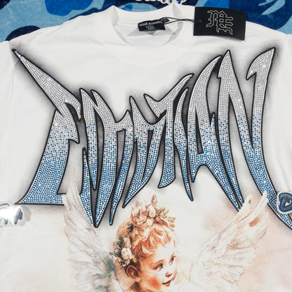 Mixed Emotion Dove Tee White