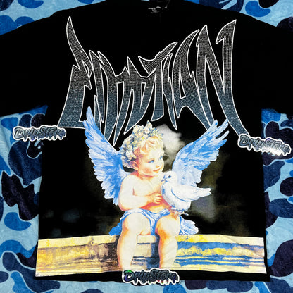 Mixed Emotion Dove Tee Black
