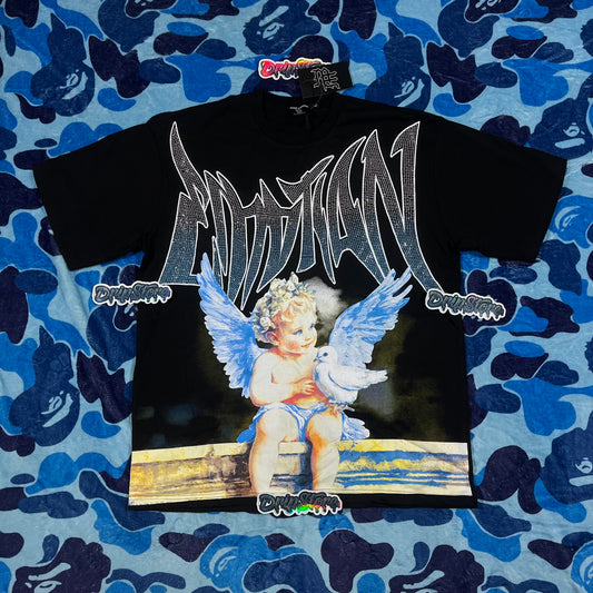 Mixed Emotion Dove Tee Black