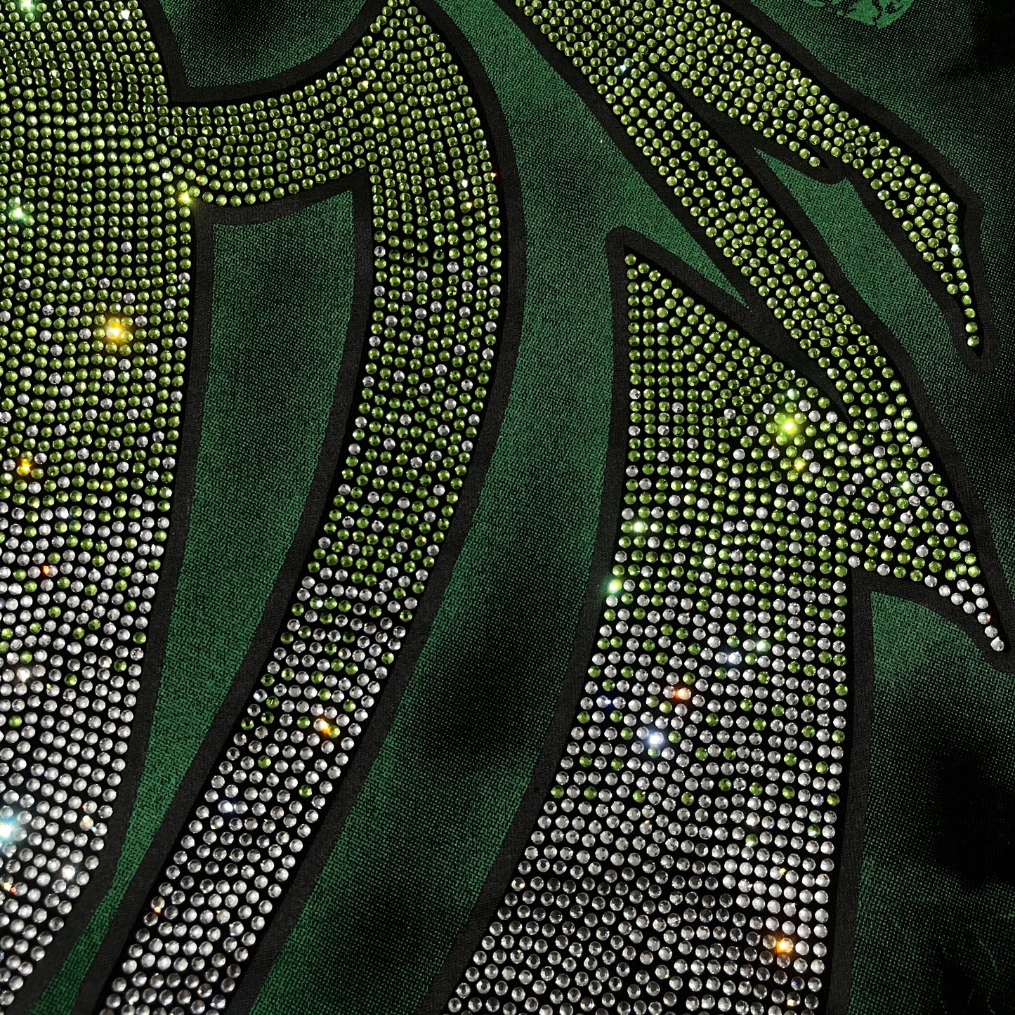 Mixed Emotion Goblin Rhinestone Tee Black