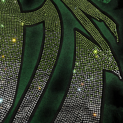 Mixed Emotion Goblin Rhinestone Tee Black