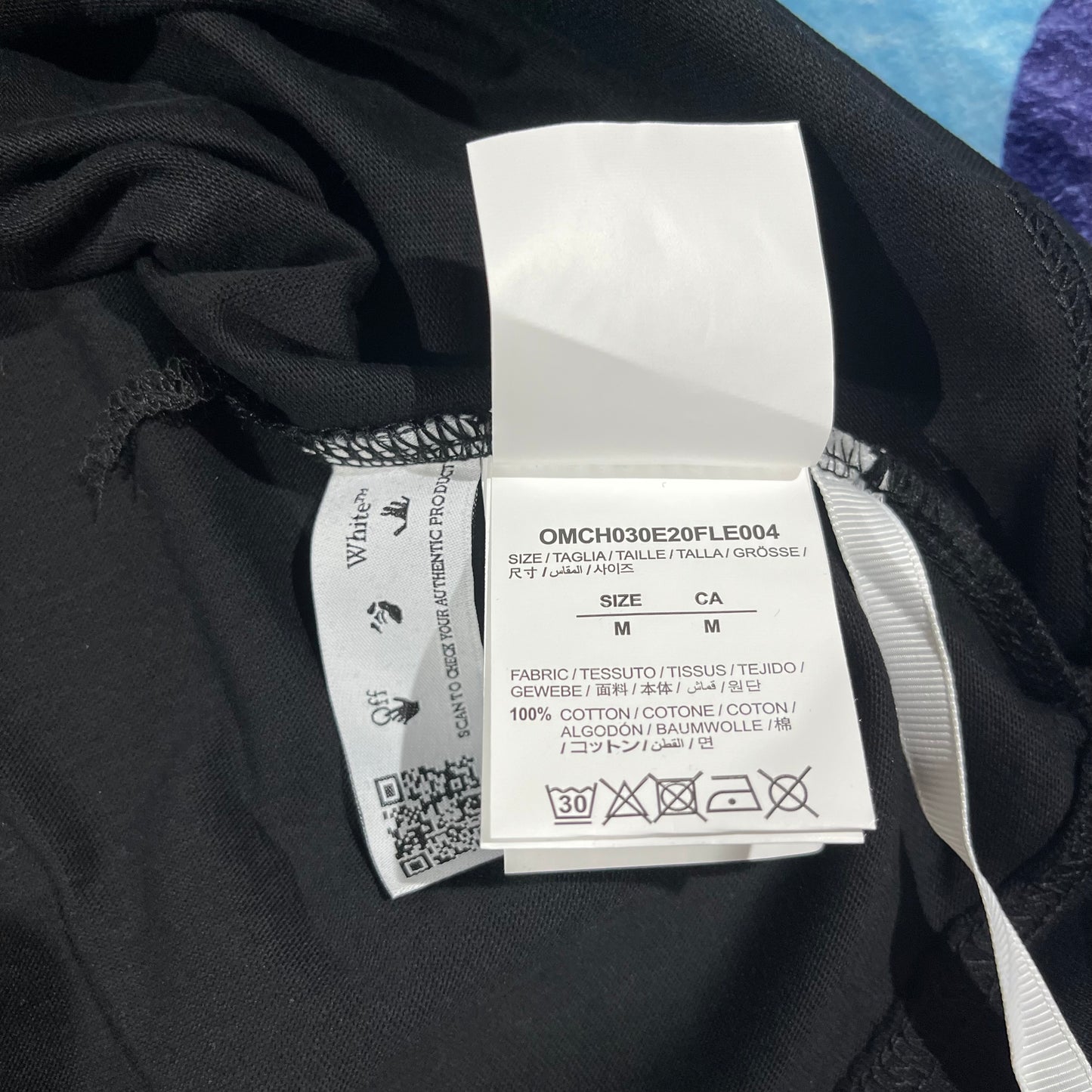 Remera Off White Brush Arrows Negra M