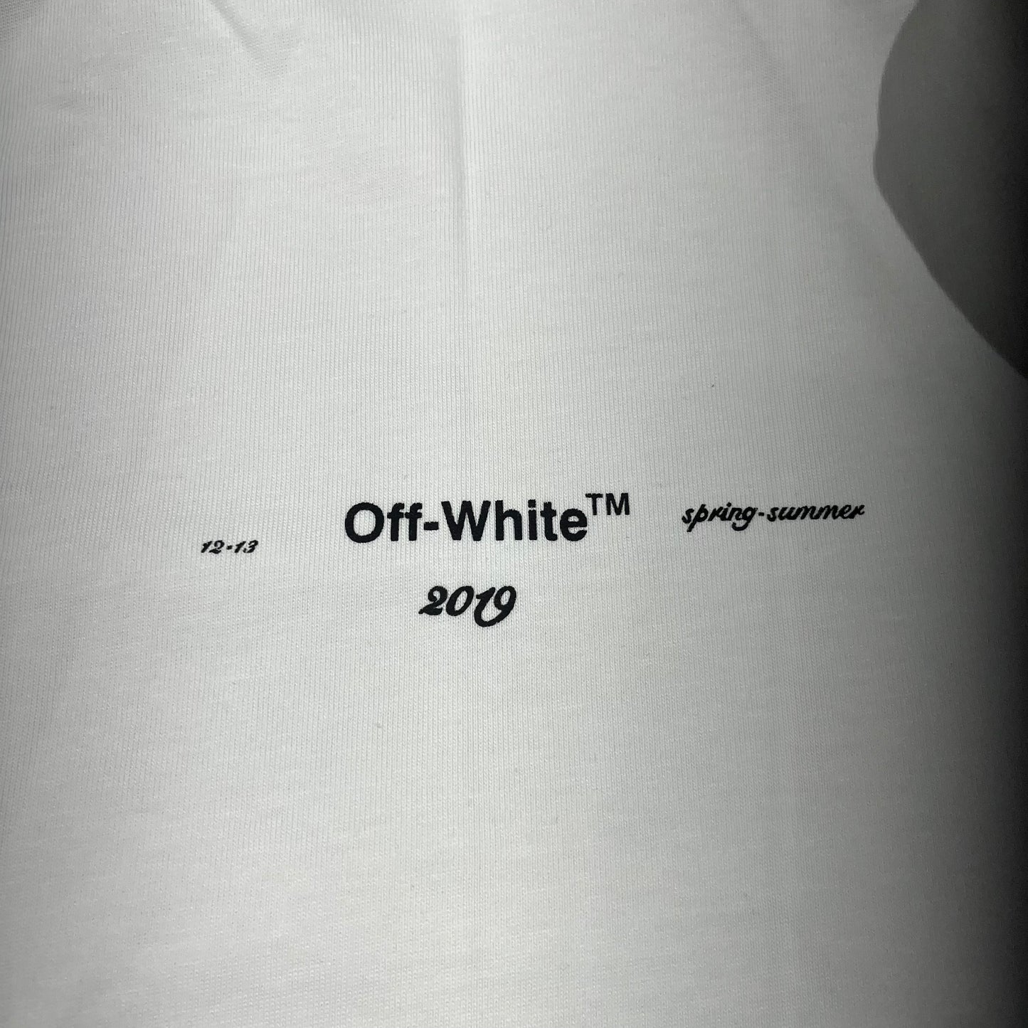 Off White Diag Arrows Monet Tee White