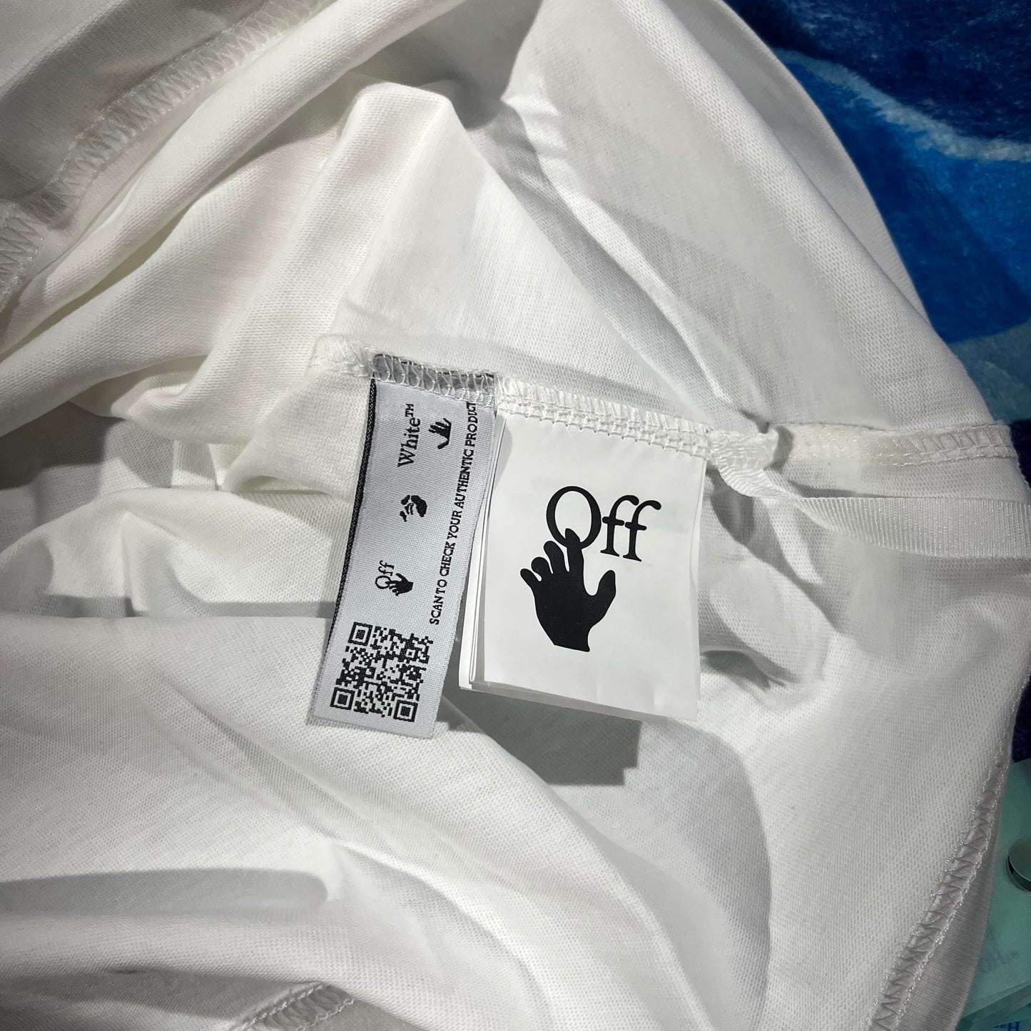 Off White Diag Arrows Monet Tee White