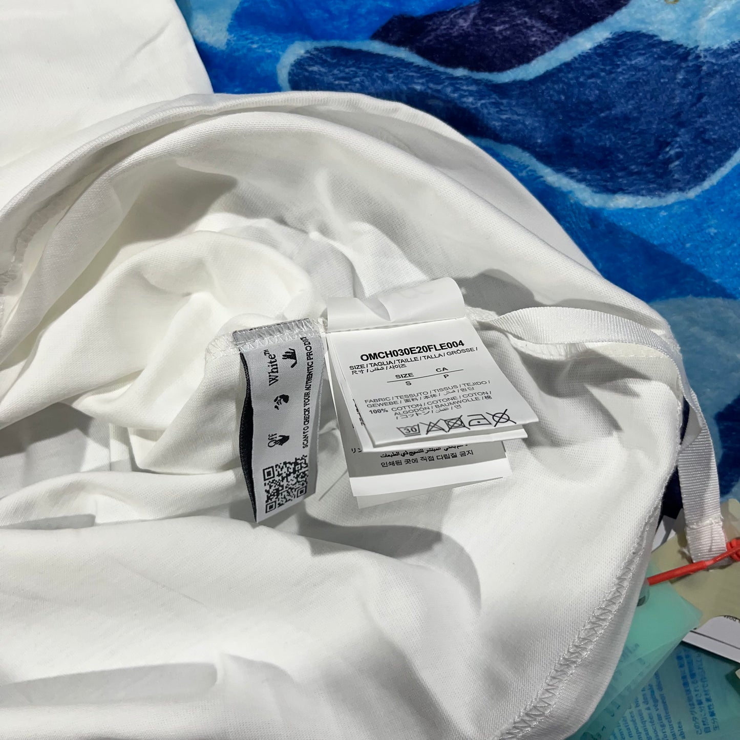 Off White Diag Arrows Monet Tee White