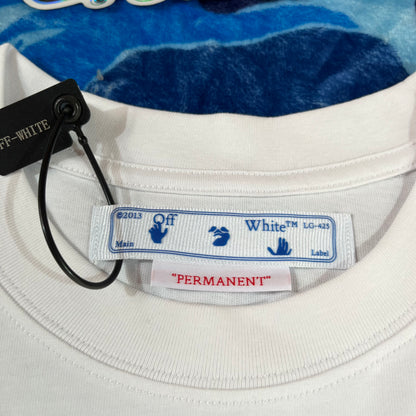 Off White Multi Logo Arrow Tee White
