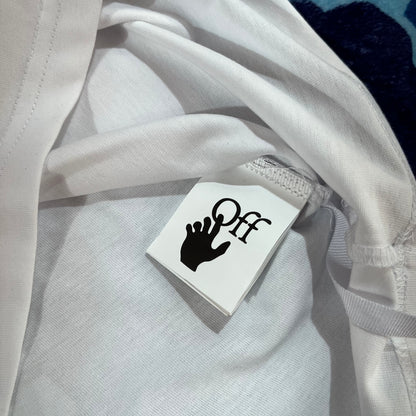 Off White Multi Logo Arrow Tee White