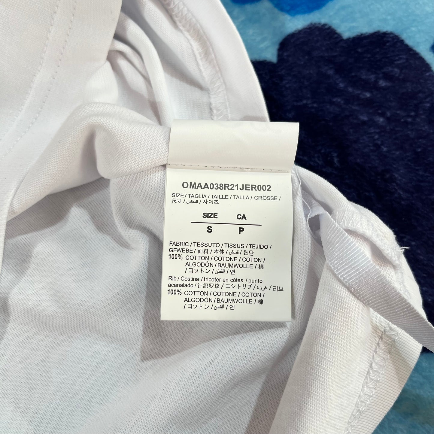 Off White Multi Logo Arrow Tee White