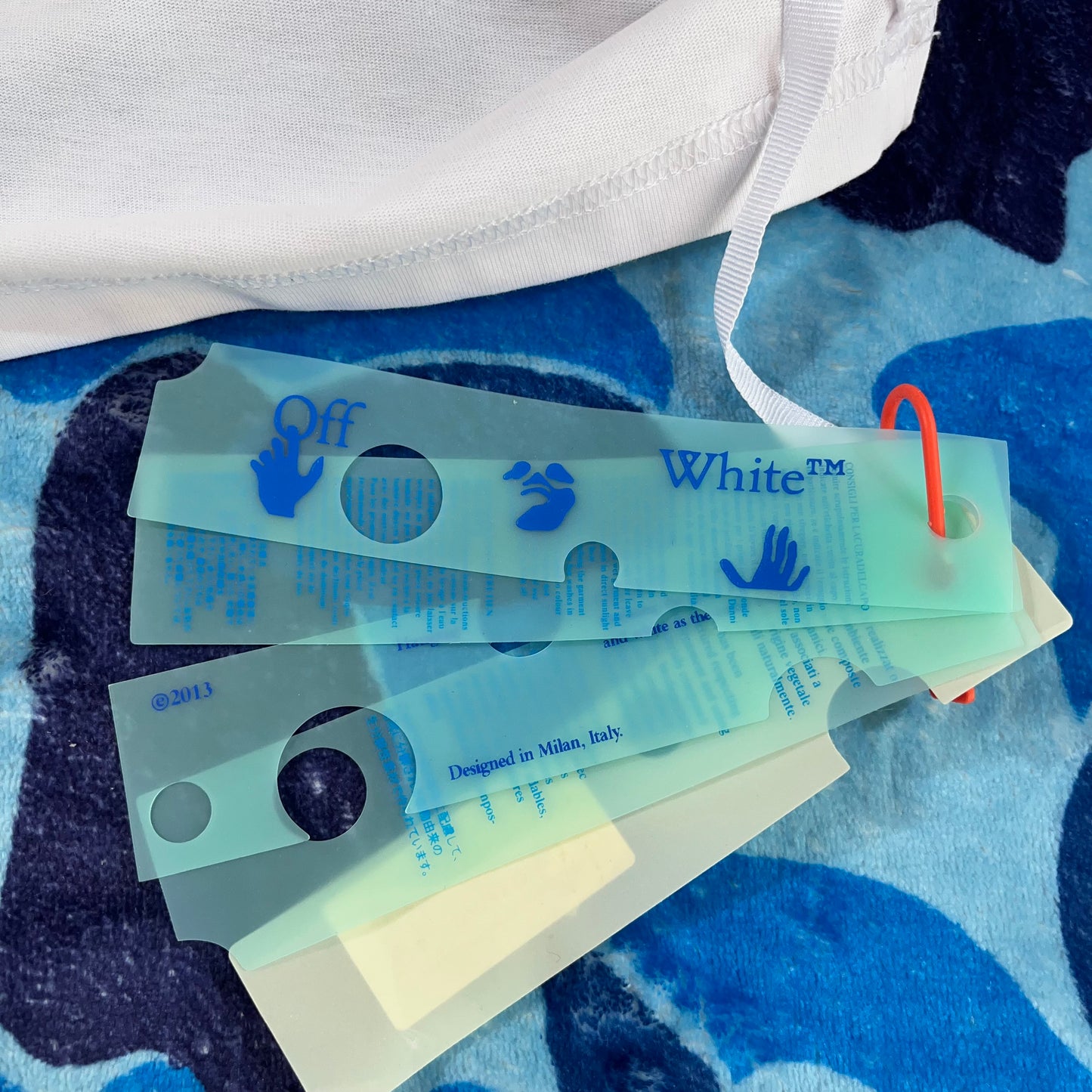 Off White Multi Logo Arrow Tee White