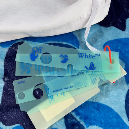 Off White Multi Logo Arrow Tee White