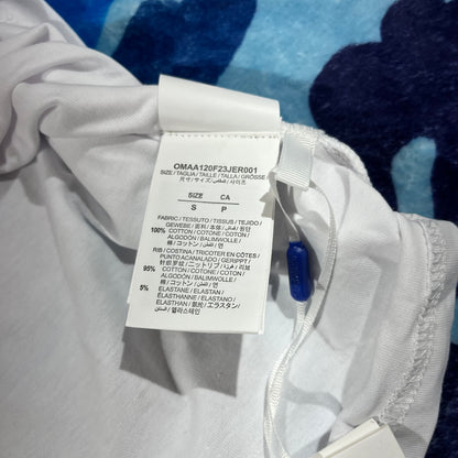 Off White Type Sticker Tee White