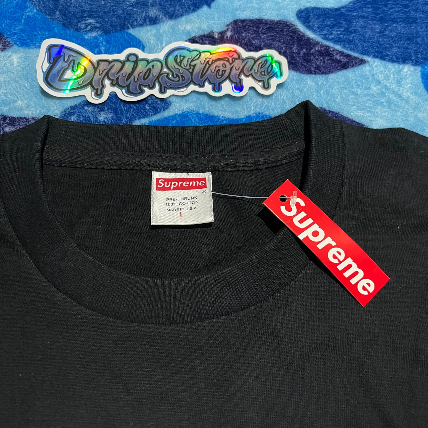 SUPREME CORTEIZ RULES THE WORLD TEE BLACK