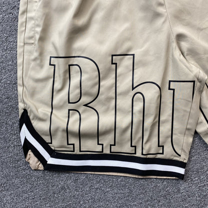 rhude-court-logo-shorts-beige-4-Drip Store Argentina