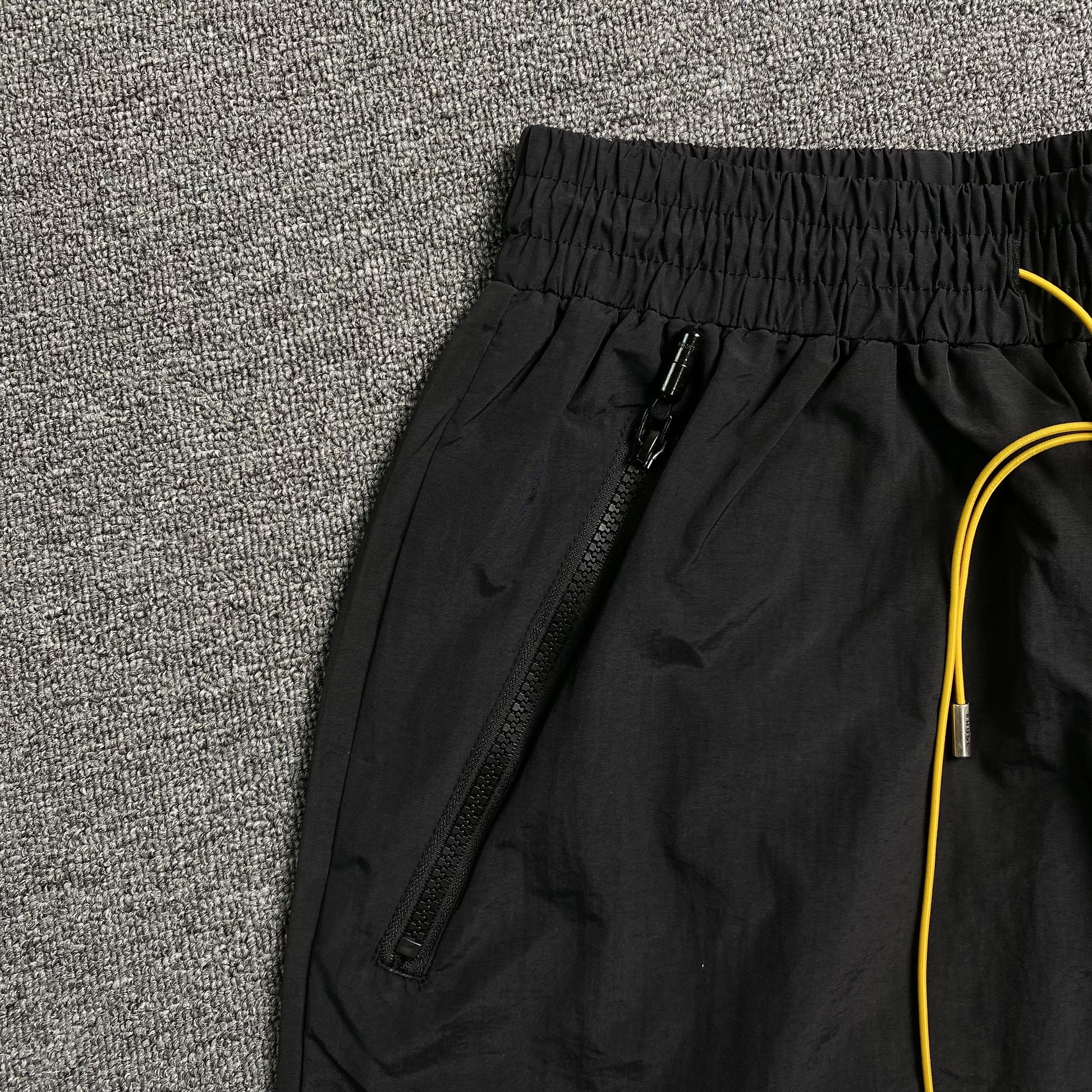 RHUDE RH LOGO SHORTS BLACK-Drip Store Argentina