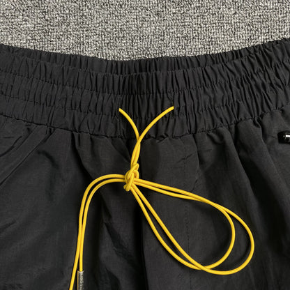 RHUDE RH LOGO SHORTS BLACK-Drip Store Argentina