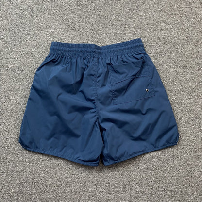 RHUDE RH LOGO SHORTS BLUE-Drip Store Argentina