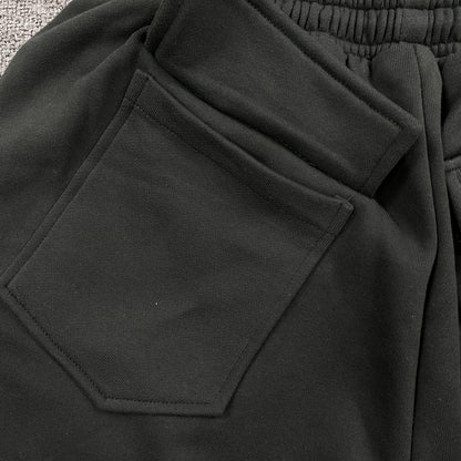 RHUDE SHORTS BLACK-Drip Store Argentina