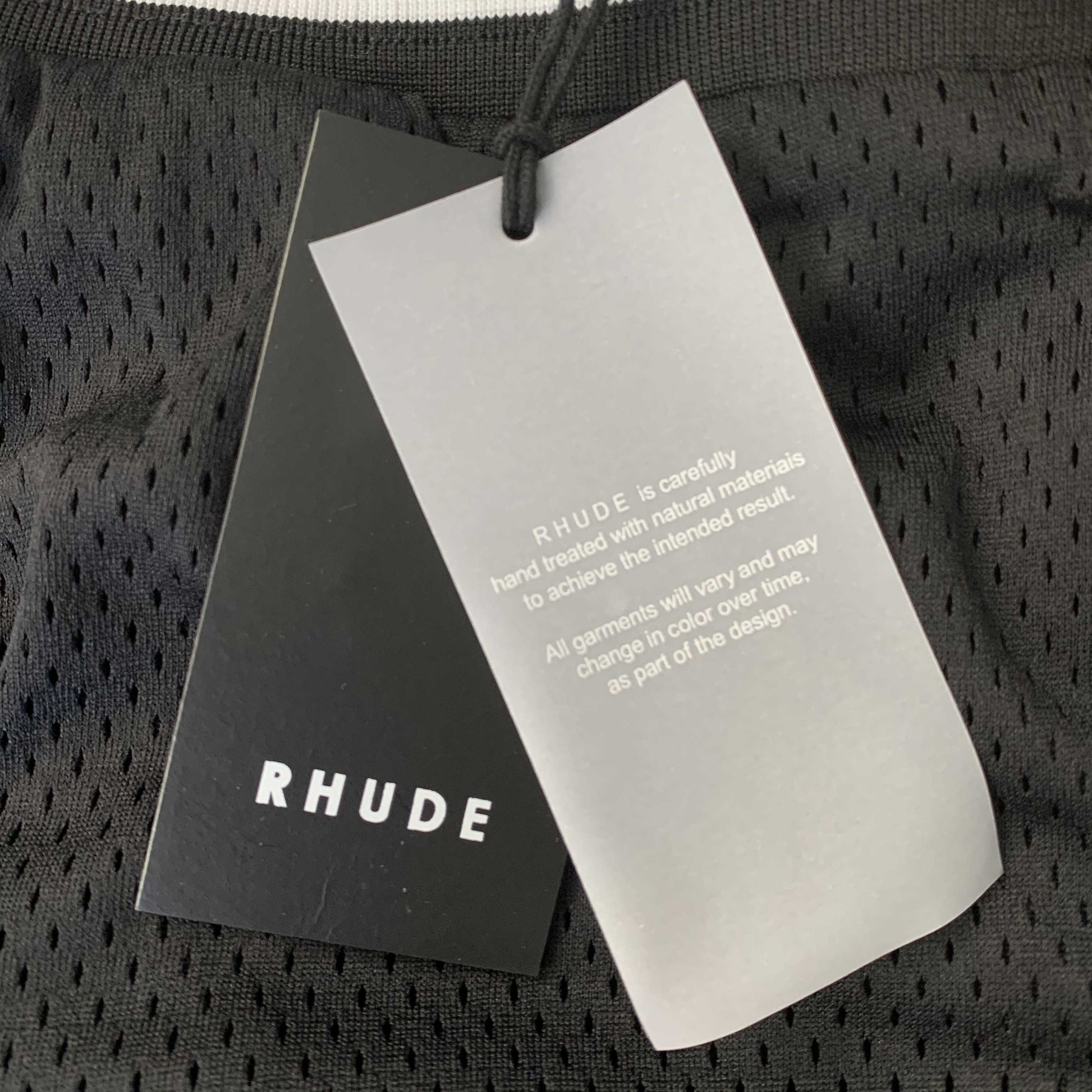 RHUDE SHORTS BLACK-Drip Store Argentina