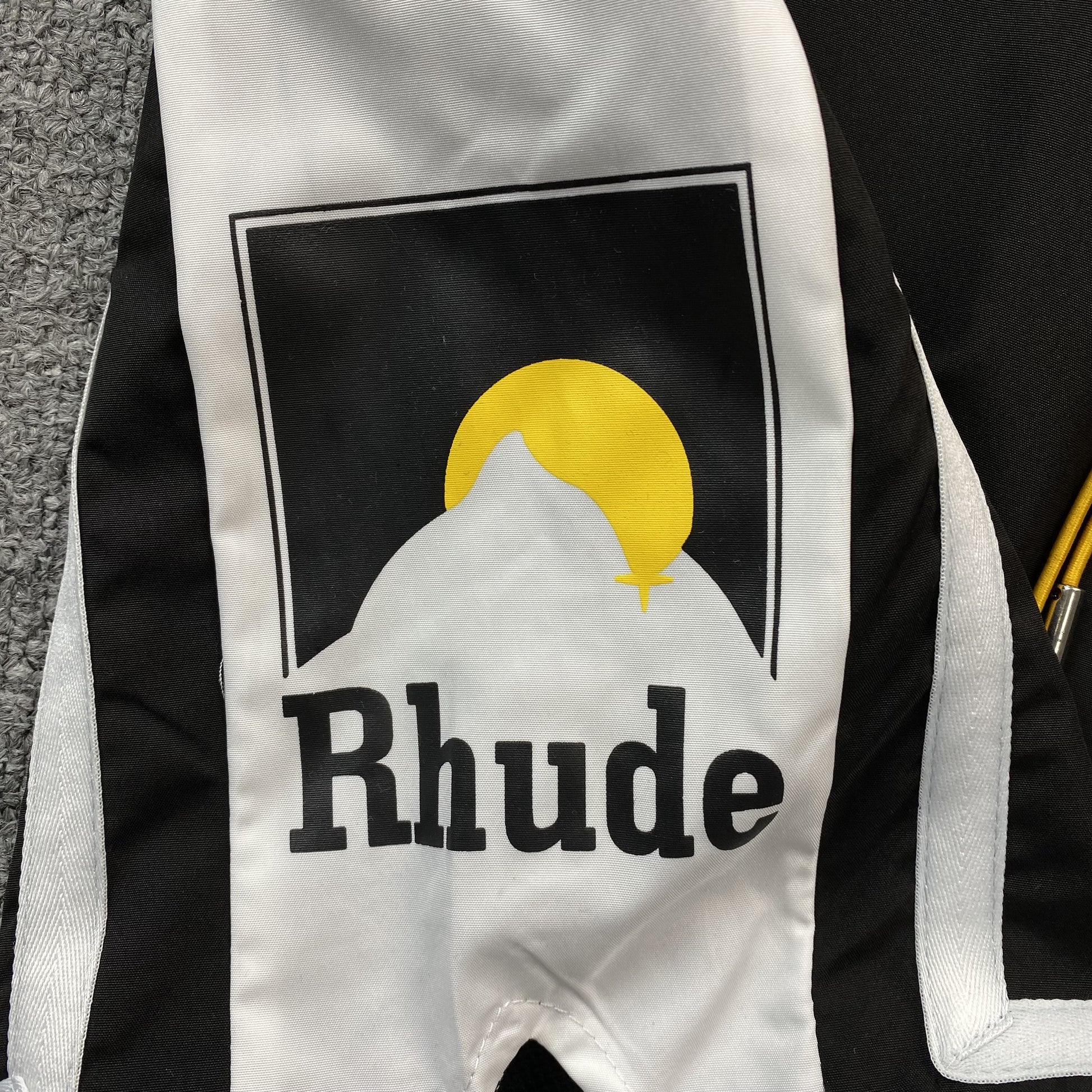 RHUDE SHORTS BLACK-Drip Store Argentina