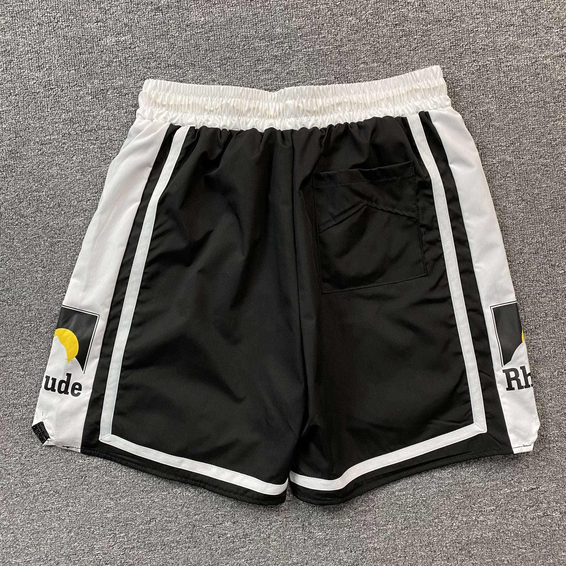 RHUDE SHORTS BLACK-Drip Store Argentina