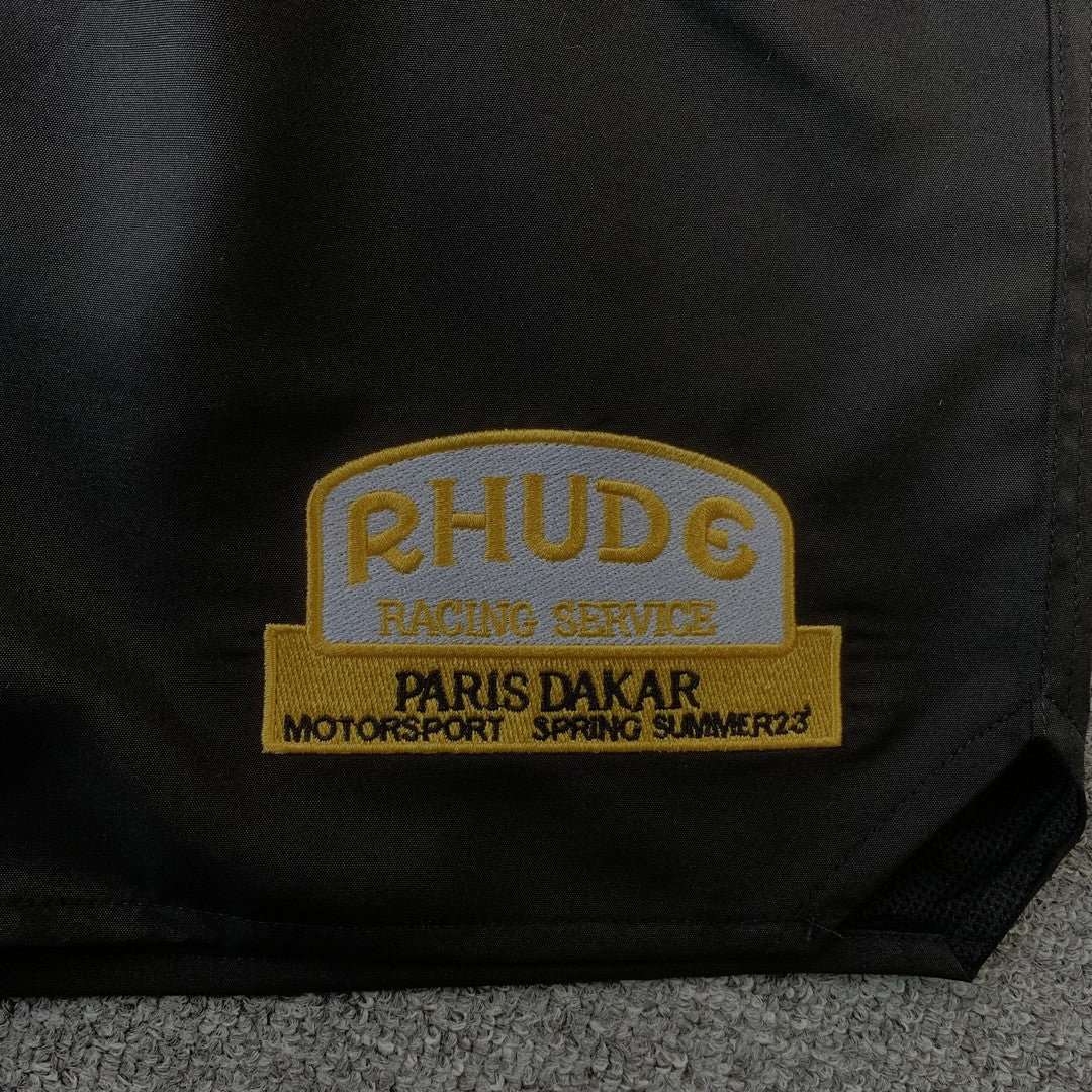 RHUDE SHORTS BLACK-Drip Store Argentina