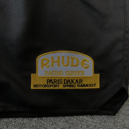 RHUDE SHORTS BLACK-Drip Store Argentina