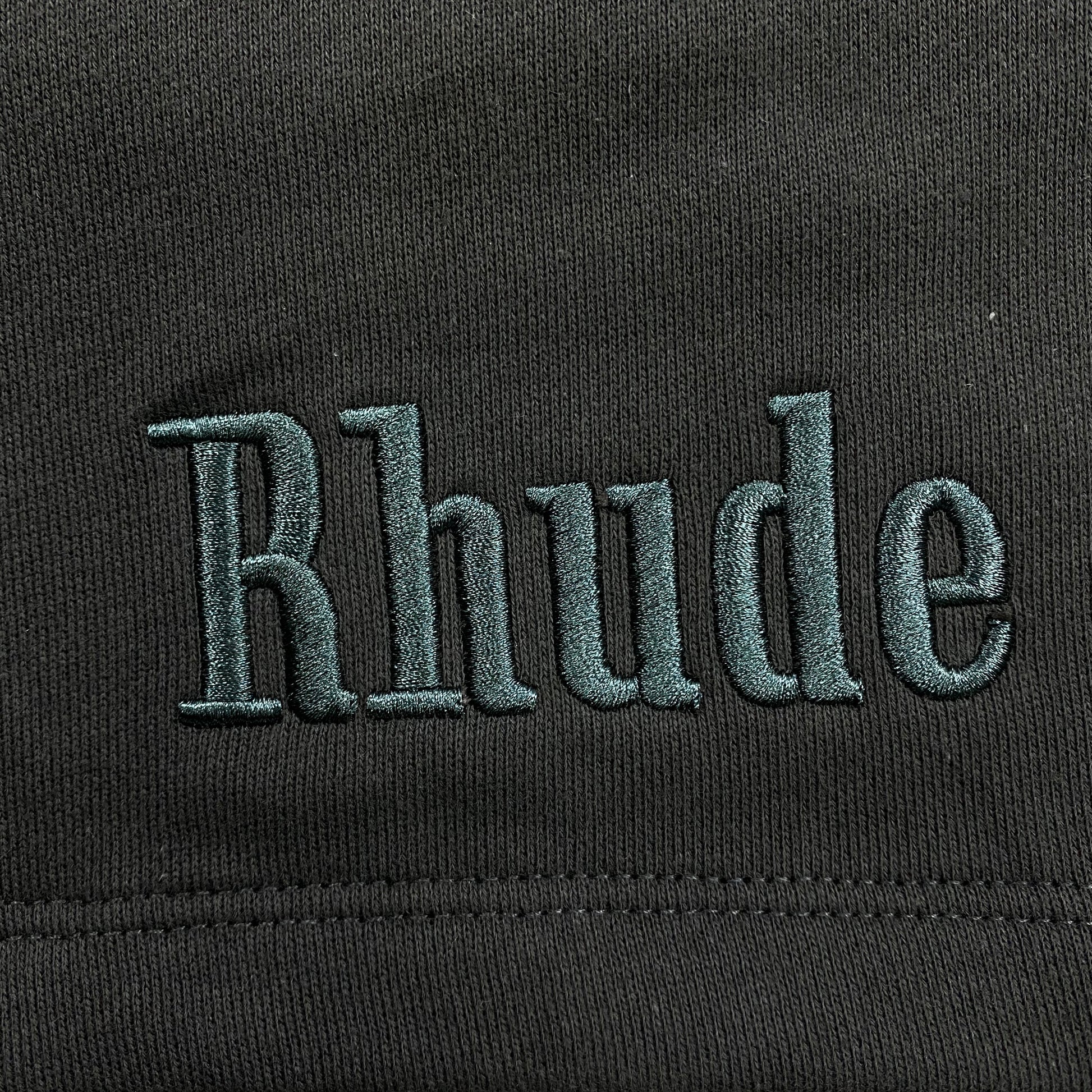 RHUDE SHORTS BLACK-Drip Store Argentina