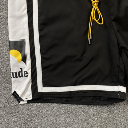 RHUDE SHORTS BLACK-Drip Store Argentina