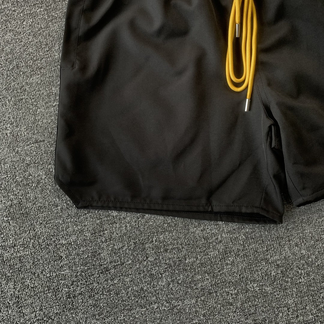 RHUDE SHORTS BLACK-Drip Store Argentina