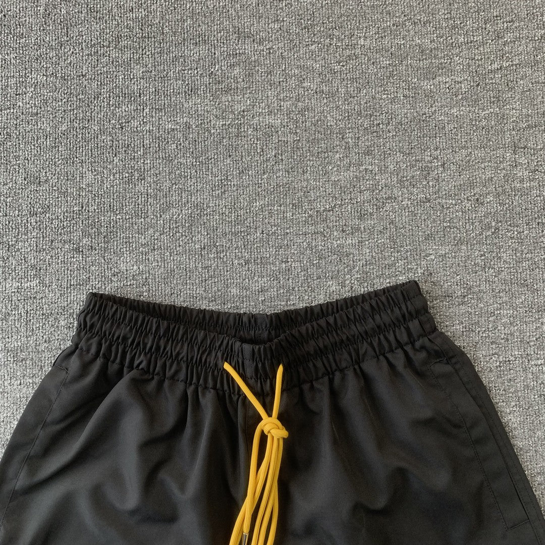 RHUDE SHORTS BLACK-Drip Store Argentina