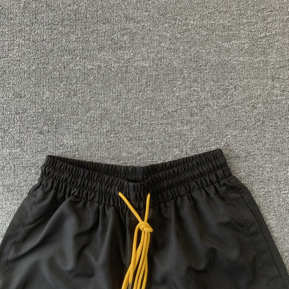 RHUDE SHORTS BLACK-Drip Store Argentina