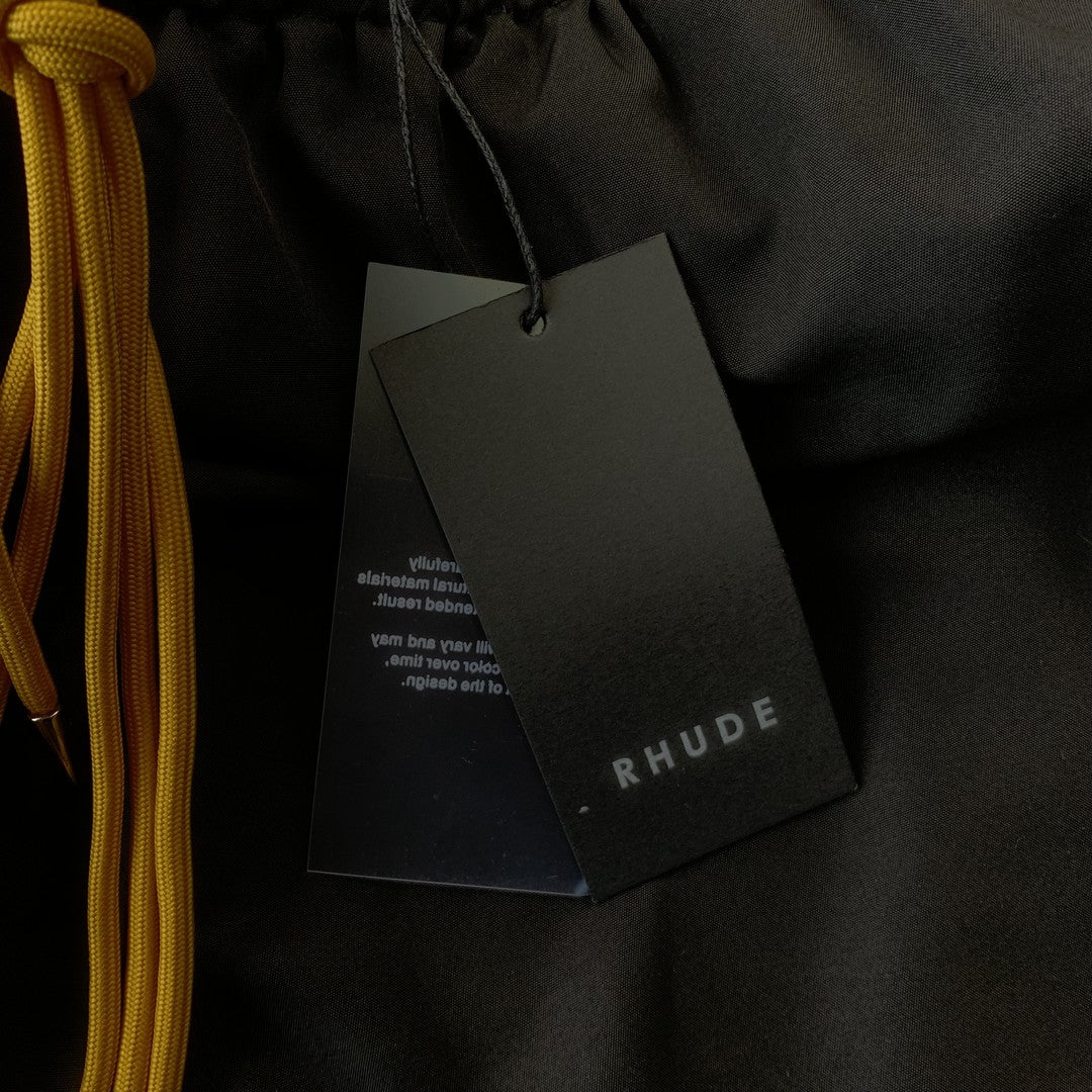 RHUDE SHORTS BLACK-Drip Store Argentina