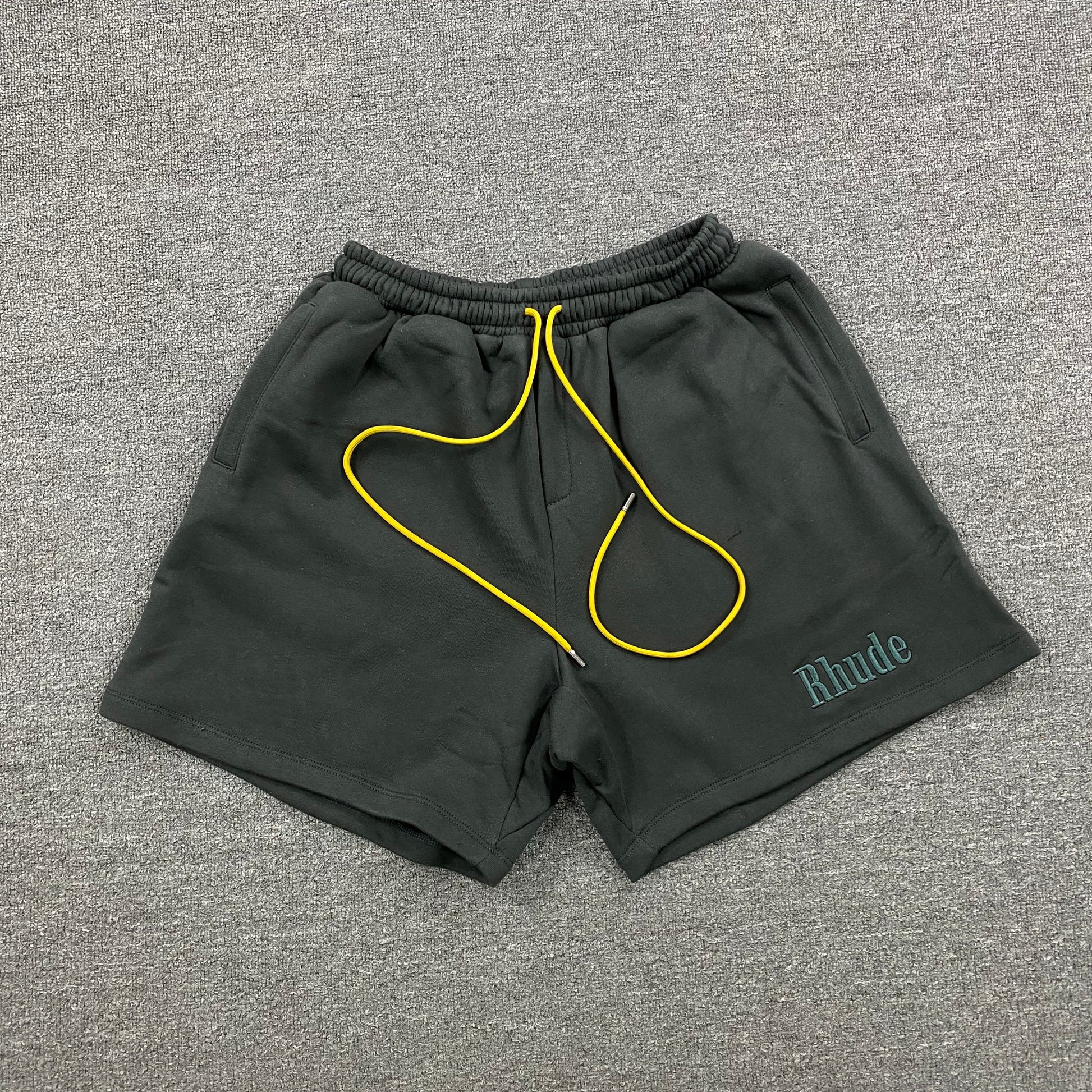 RHUDE SHORTS BLACK-Drip Store Argentina
