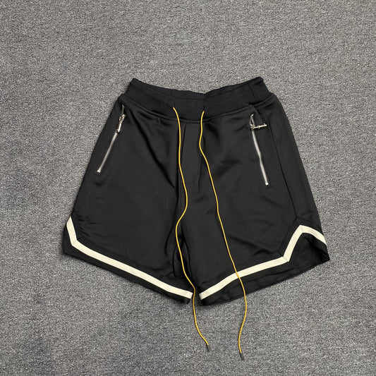 RHUDE SHORTS BLACK-Drip Store Argentina