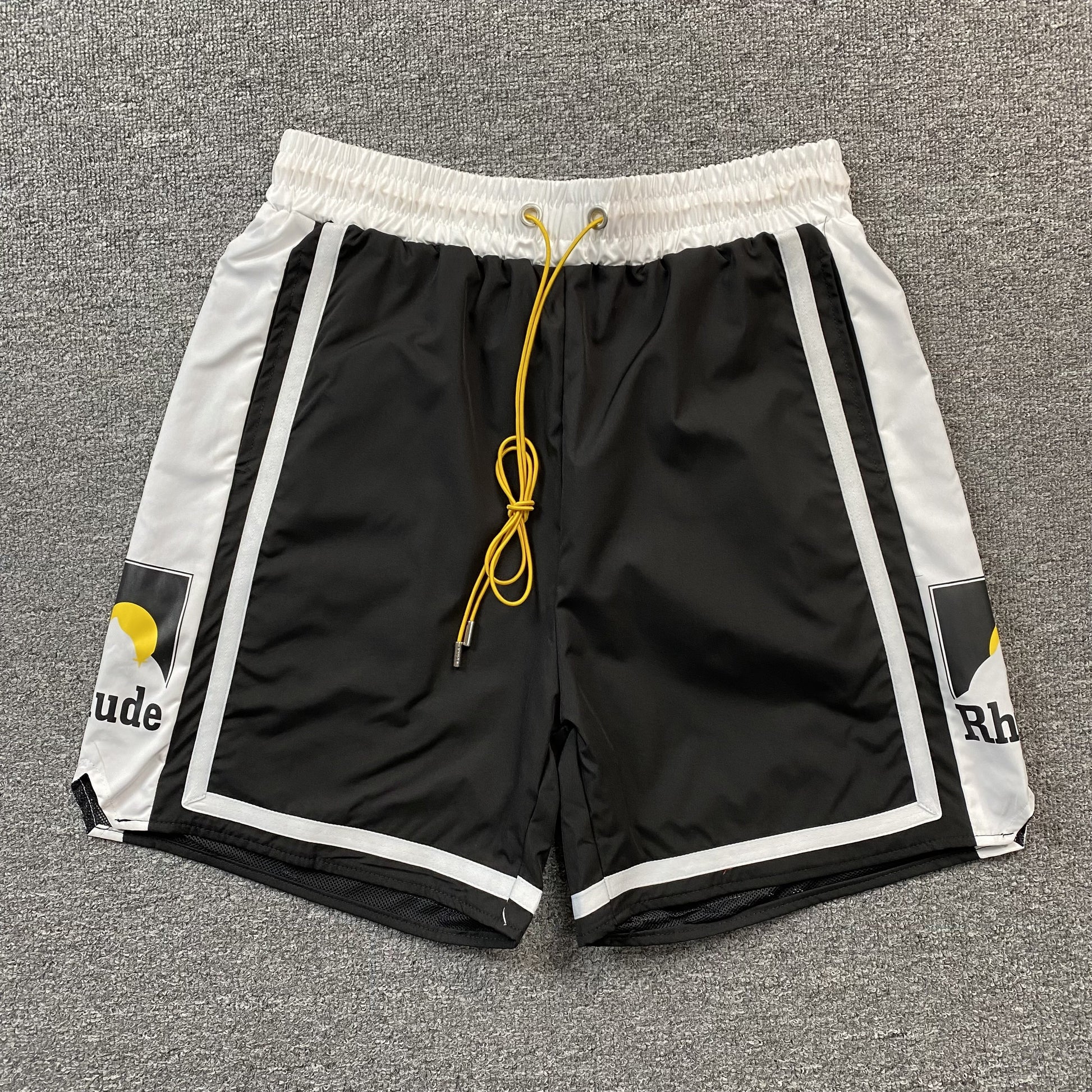 RHUDE SHORTS BLACK-Drip Store Argentina