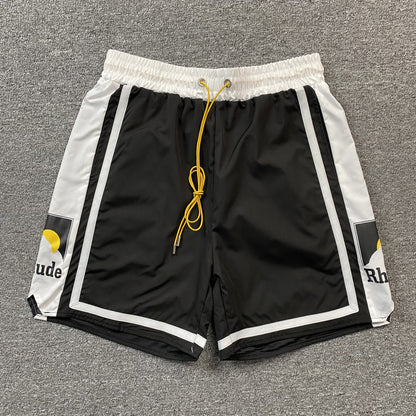 RHUDE SHORTS BLACK-Drip Store Argentina