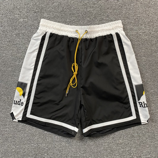 RHUDE SHORTS BLACK-Drip Store Argentina